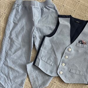 Nautica Gray Matching Vest Set